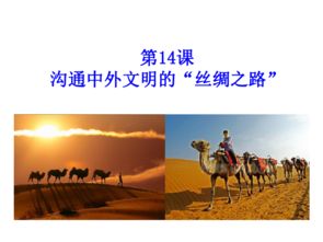 第14课 沟通中外文明的 丝绸之路